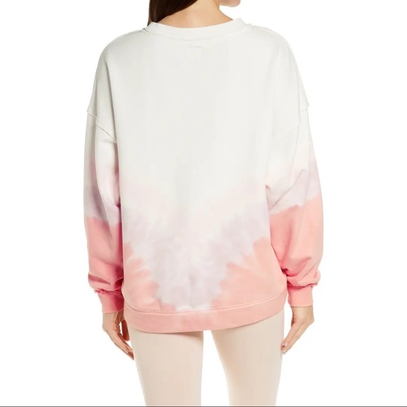NWT Free People FP Movement Metti Ombré Sweatshirt - Pink - Picture 3 of 15